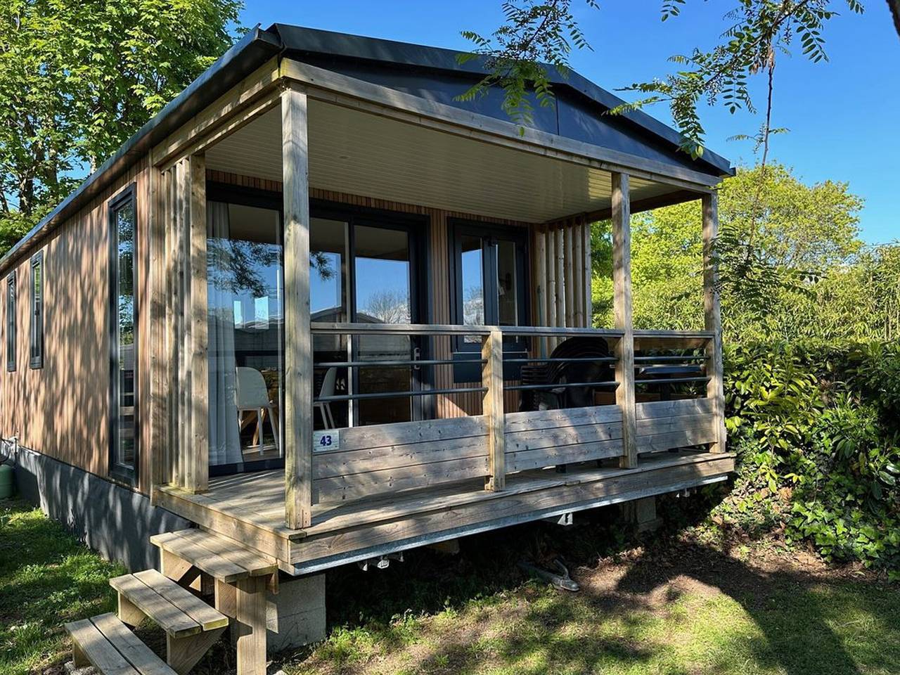Komfort Mobilheim mit Terrasse - 4 Pers. in Arvert, Côte de Beauté
