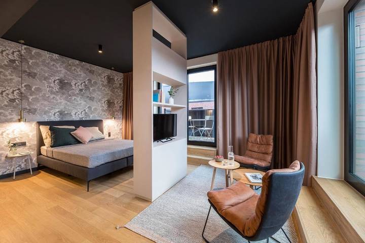 Ferienwohnung für 2 Personen, mit Balkon und Terrasse sowie Ausblick in Miniatur Wunderland (Hamburg) - 3