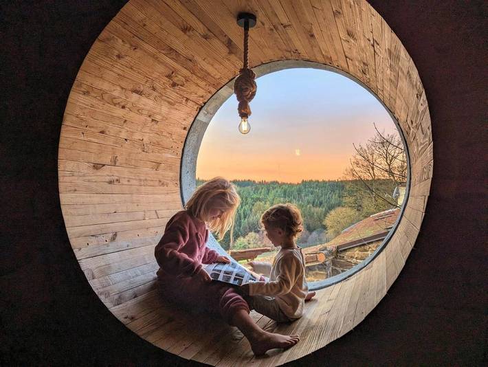 Location de vacances pour 14 personnes, avec Balcon ainsi que Terrasse et Jardin à Lapte