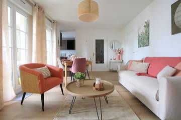 Gîte pour 6 personnes, avec jardin et balcon à Serris