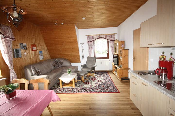 Ferienwohnung für 3 Personen, mit Garten