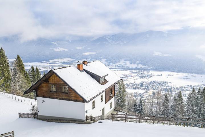 Beim Rauter – Emberger Alm in Kreuzeckgruppe, Berg im Drautal