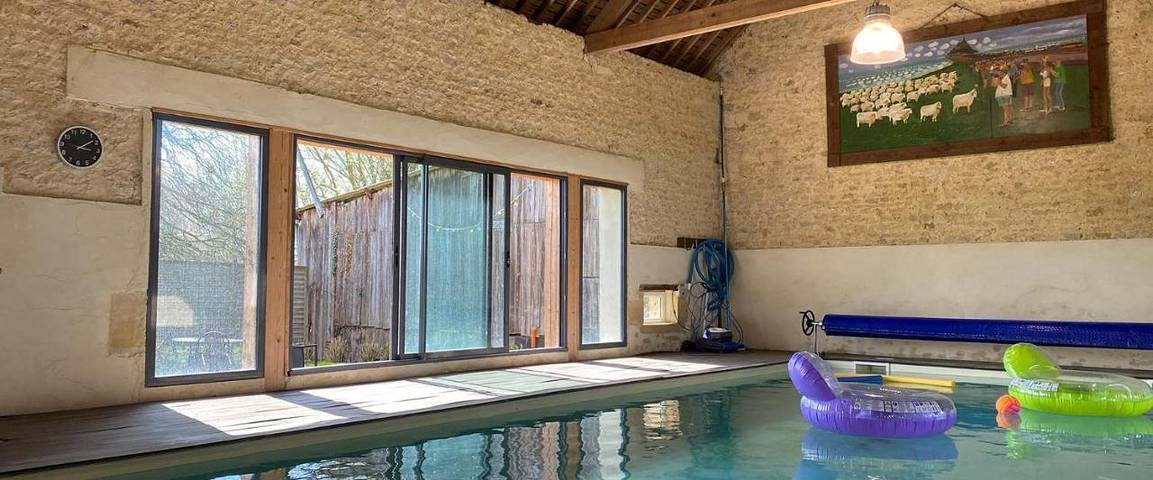 Chambre d’hôte pour 2 personnes, avec terrasse et vue ainsi que piscine et jardin à Mosles - 2