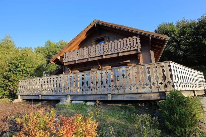 Chalet pour 6 personnes, avec balcon et jardin