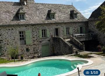Cottage pour 6 personnes, avec jardin ainsi que terrasse et piscine dans Le Bas Ségala
