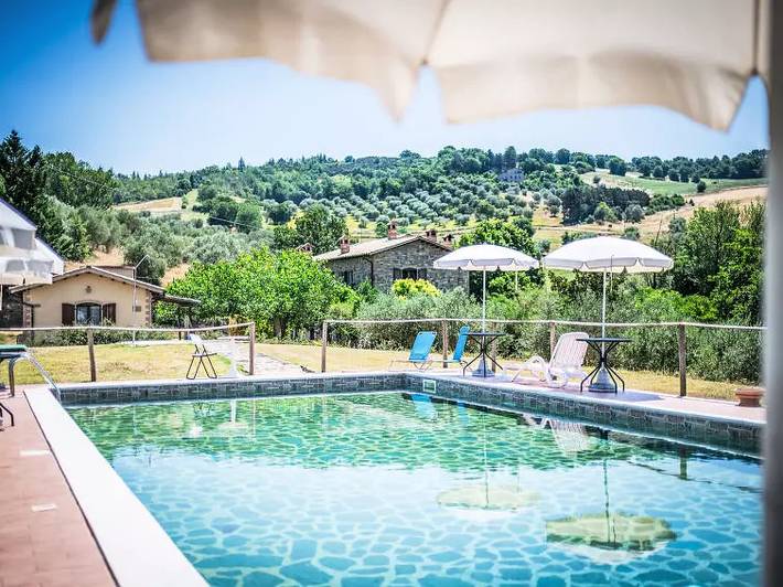 Villa per 4 persone, con giardino e piscina a Perugia
