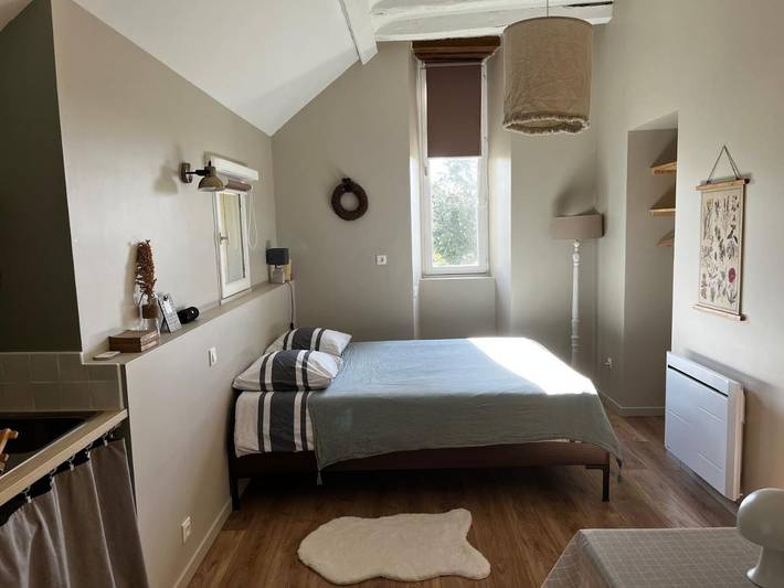 Gîte pour 2 personnes, avec Jardin à Saint-Jean-des-Mauvrets