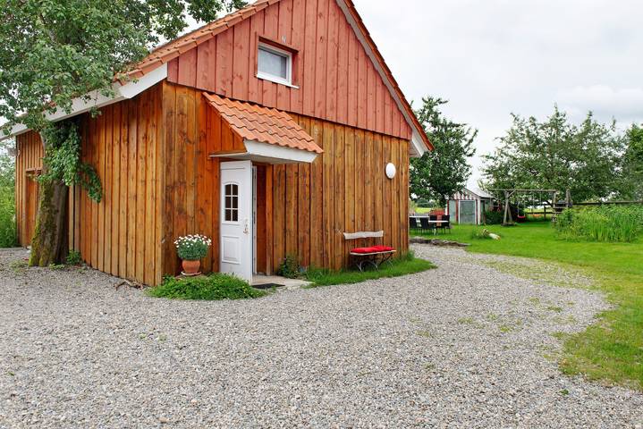 Ferienhaus für 6 Personen, mit Garten und Sauna in Oberschwaben