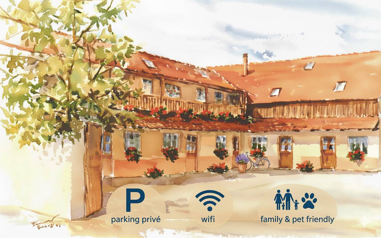 Grand Gîte avec terrasse privé - Gites L'Erable in Beblenheim, Région de Ribeauvillé