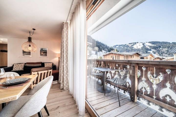 Geheel vakantieappartement, Vakantieappartement voor 6 personen met balkon in Morzine, Les Portes du Soleil