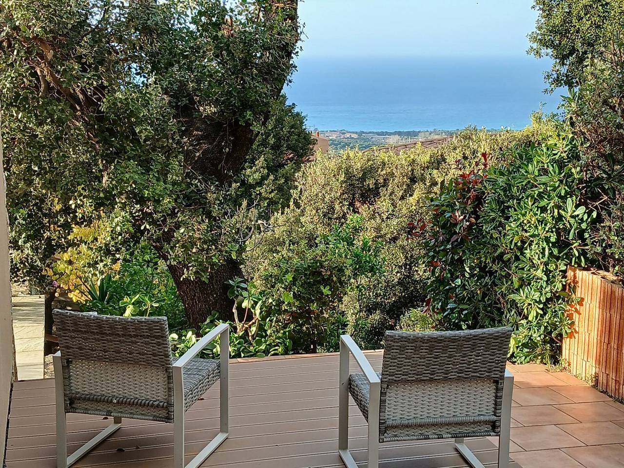 Gîte de charme avec vue mer in Aregno, Région de Calvi
