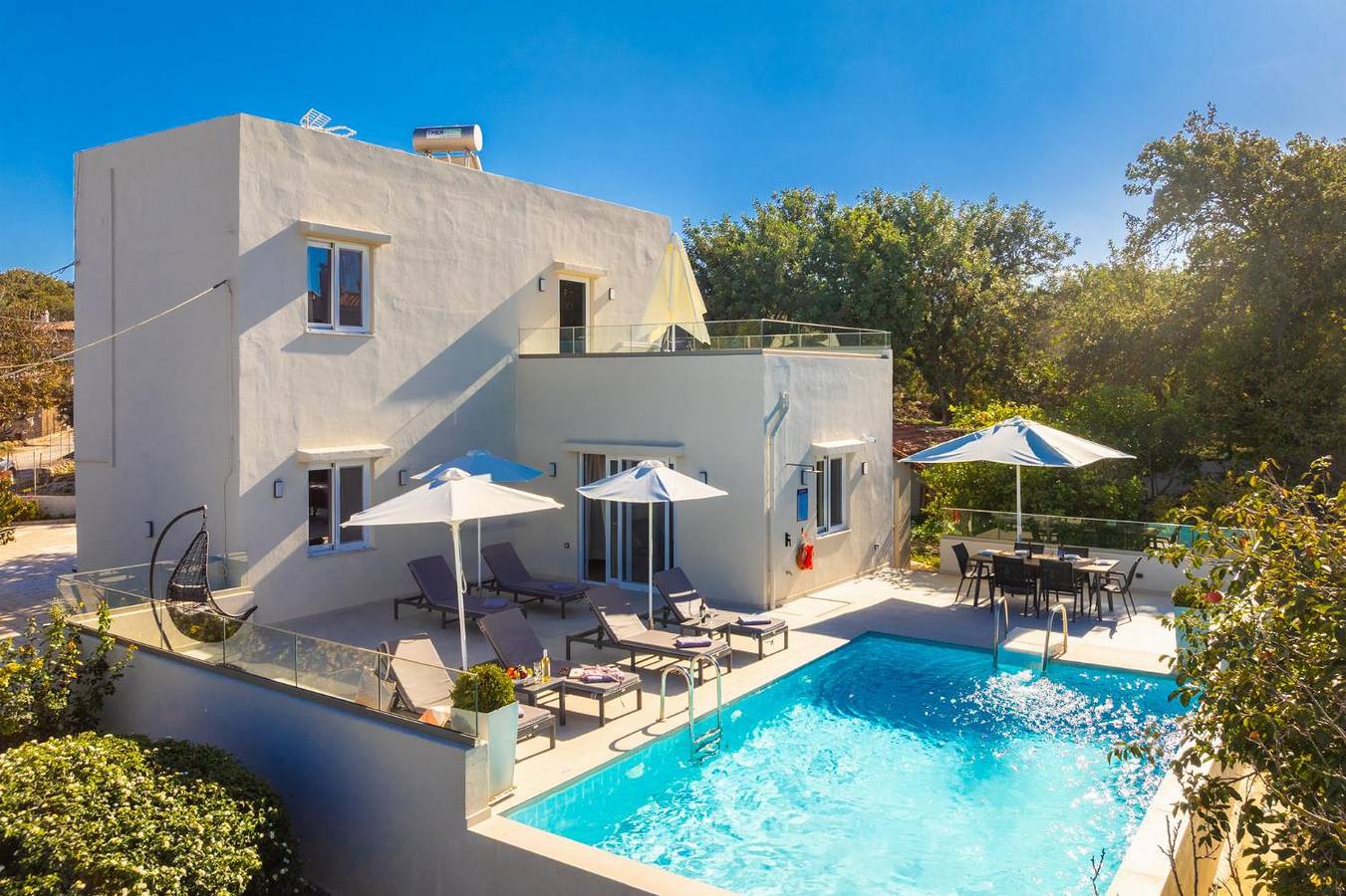 Villa für 6 Personen mit Terrasse in Prines, Nikiforos Fokas