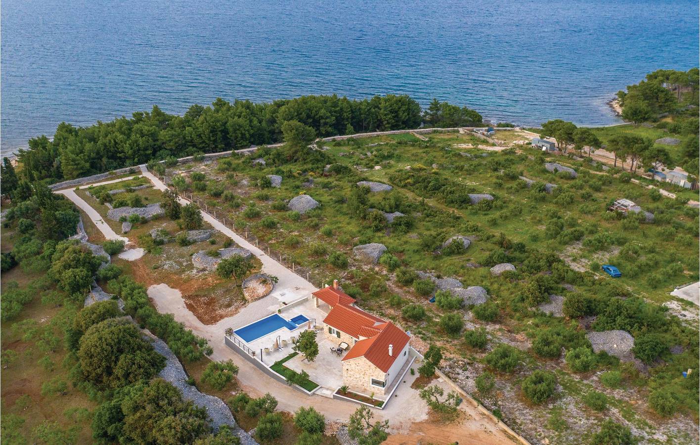 Holiday home for 6 people with pool in Supetar, Brac