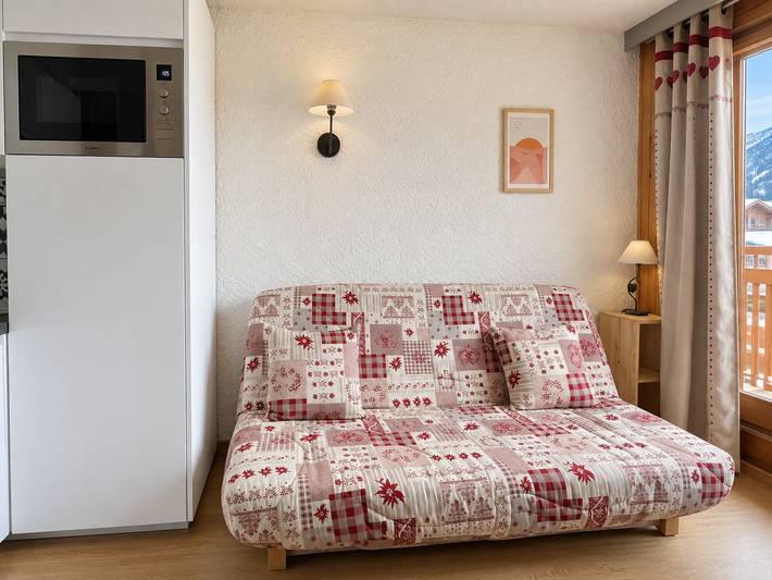 Ganzes Studio, Gemütliches Studio, Ski-in/Ski-out, nahe Zentrum, privater Balkon in Méribel-Mottaret, Les Allues