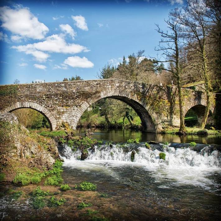 Casa rural para 3 personas, con jardín además de piscina y vistas en Terra de Melide - 3