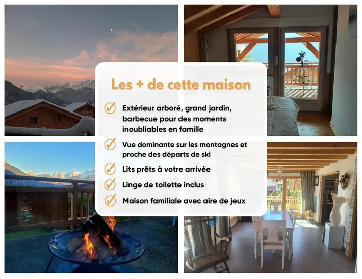 Casa de vacaciones para 8 personas, con vistas y jardín - 1