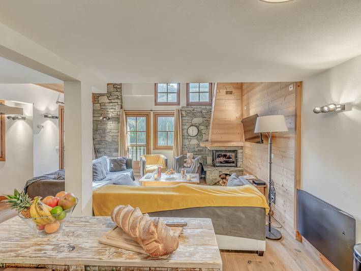 Gîte pour 12 personnes, avec Balcon ainsi que Terrasse et Sauna à Tignes