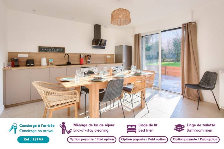 Location de vacances pour 8 personnes, avec jardin et terrasse, adapté aux familles à Saint-Briac-sur-Mer - 3