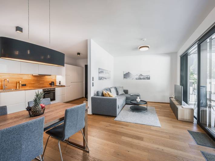 Ferienwohnung für 4 Personen, mit Balkon und Terrasse in See