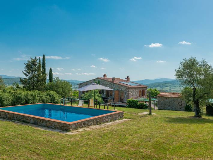 Ferienhaus für 7 Personen, mit Terrasse und Garten sowie Ausblick, mit Haustier - 1