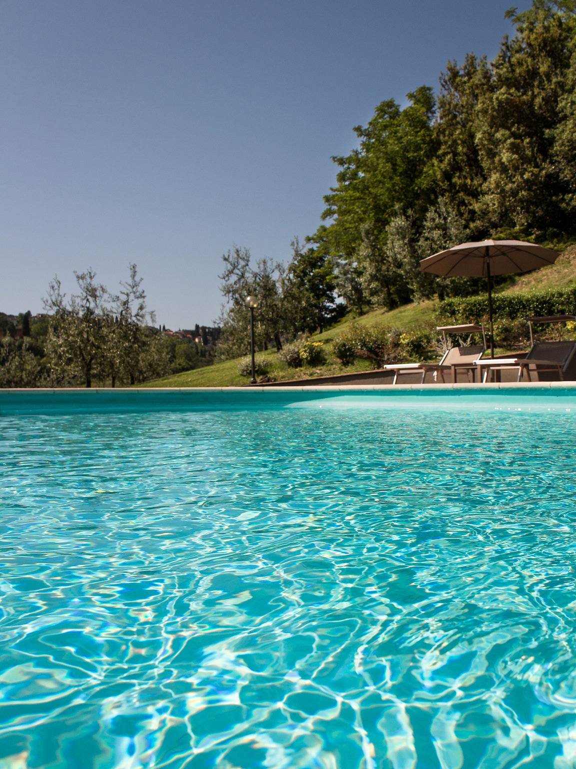 Ganze Wohnung, Apartment 'Rustico Con Piscina' mit Gemeinschaftspool, privatem Garten und Wlan in San Miniato, Pisa Provinz