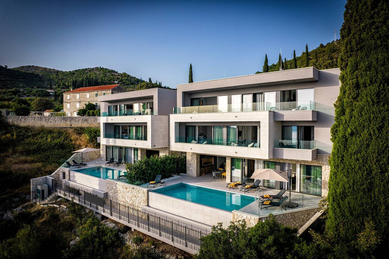 Villa für 10 Personen mit Garten in Orasac, Grad Dubrovnik