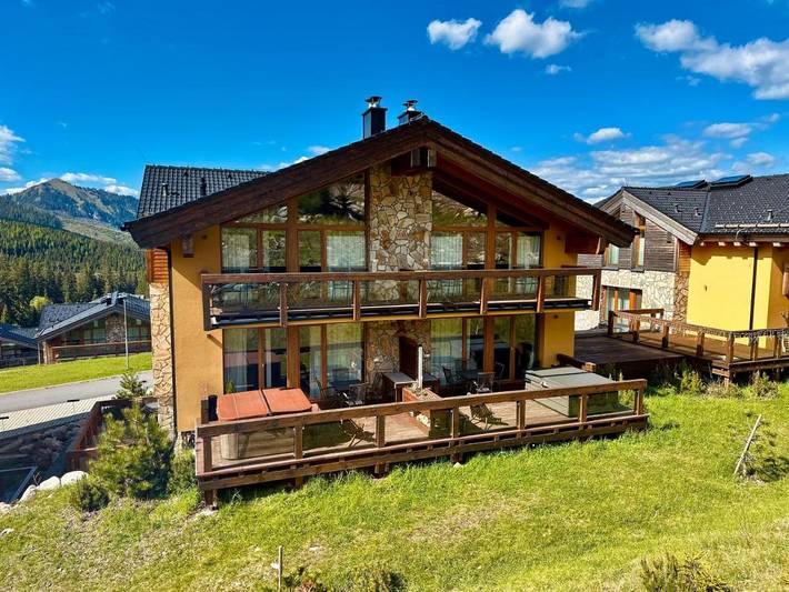 Hütte für 4 Personen, mit Sauna und Garten sowie Whirlpool in der Slowakei
