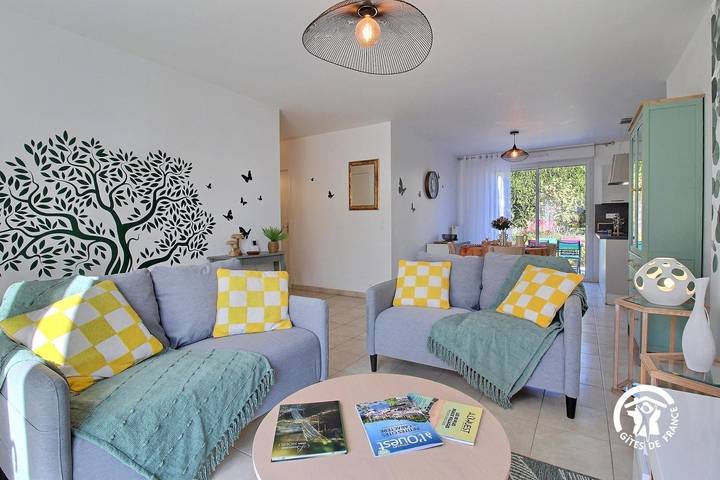 Gîte pour 4 personnes, avec terrasse et jardin, animaux acceptés à Péaule - 2