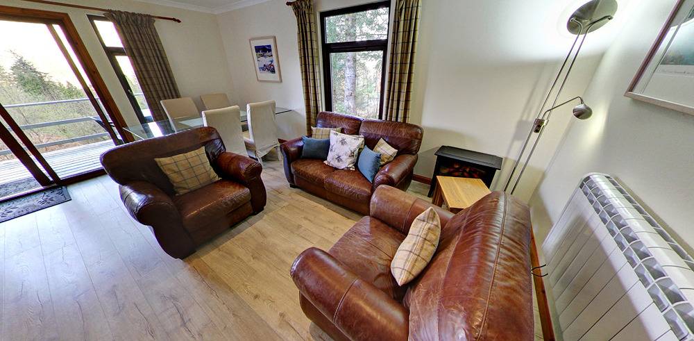 Osprey Lodge with river and mountain view in Stirling und Umgebung