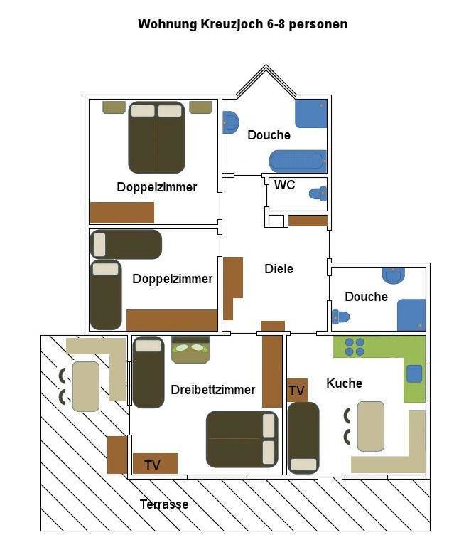 Ganze Wohnung, Ferienwohnungen Flörl in Zell am Ziller, Zillertaler Alpen