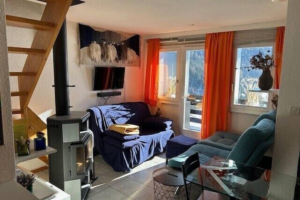 Ganze Wohnung, Pins 7 – Gemütliche Wohnung für 2 Personen in Chandolinaußenseite:Wohnung befindet sich in Chandolin in Chandolin, Anniviers