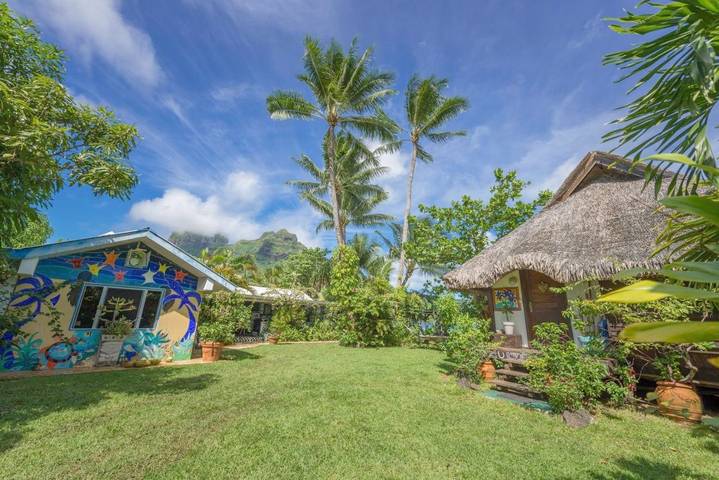 Casas e apartamentos de temporada para 5 pessoas, com jardim e vista, com animais de estimação em Bora Bora