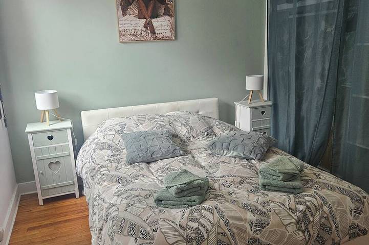 Maison de vacances pour 6 personnes, avec Jardin
