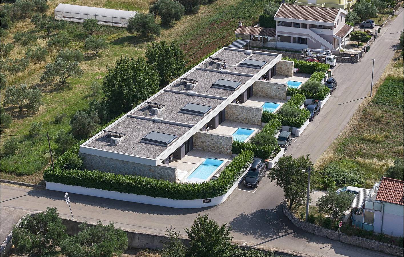 Gemütliche 2-Zimmer-Wohnung mit Pool, in Küstennähe und mit vielen Restaurants in Ugrinici, Kraj