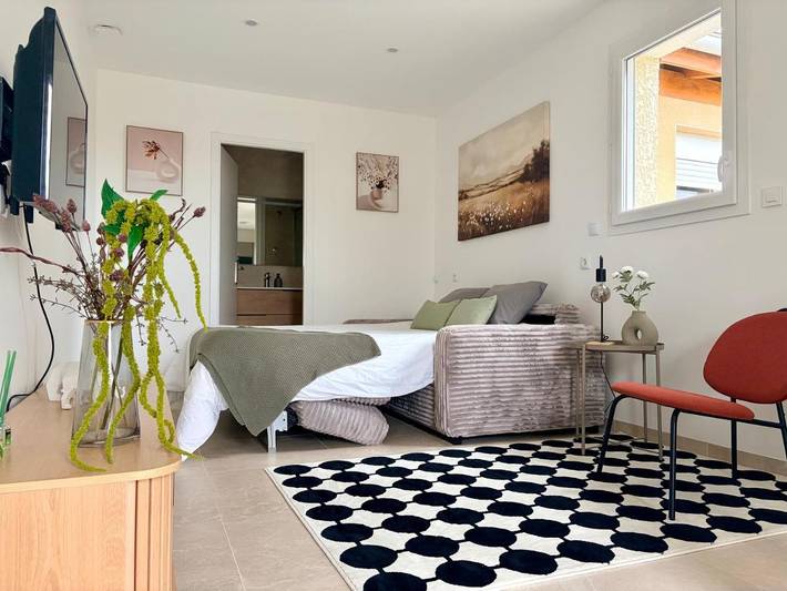 Gîte pour 3 personnes, avec Terrasse ainsi que Jardin et Vue dans Chevry - 4