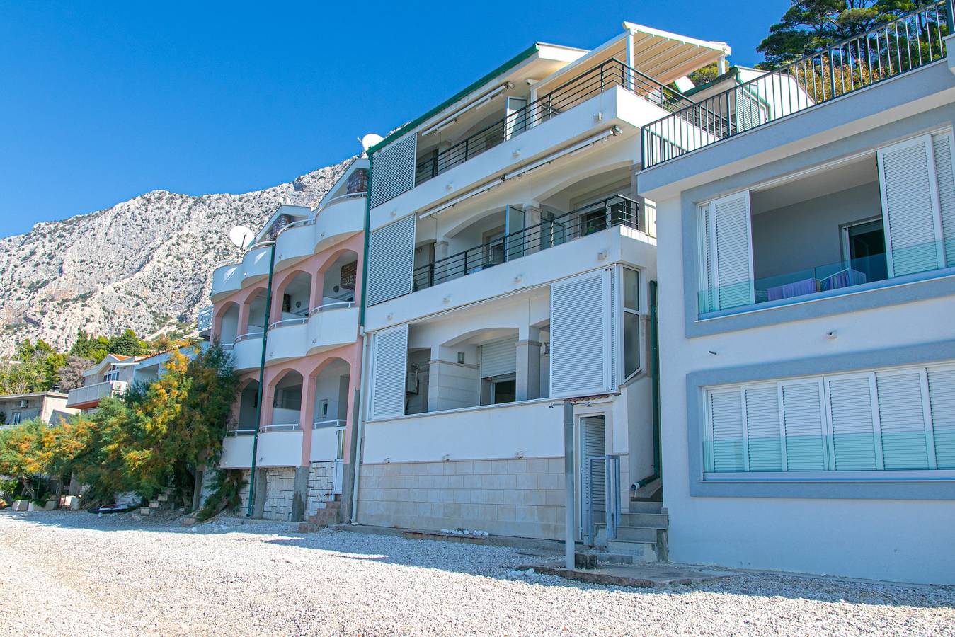 Ganze Wohnung, 1-Zimmer-Ferienwohnung am Strand Drasnice, Makarska A-6652-b in Drašnice, Makarska Riviera