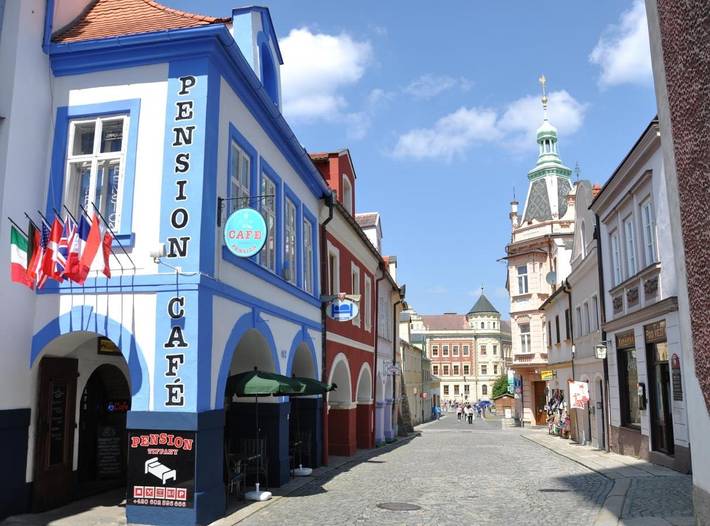 Gîte pour 2 personnes, avec terrasse à Domažlice