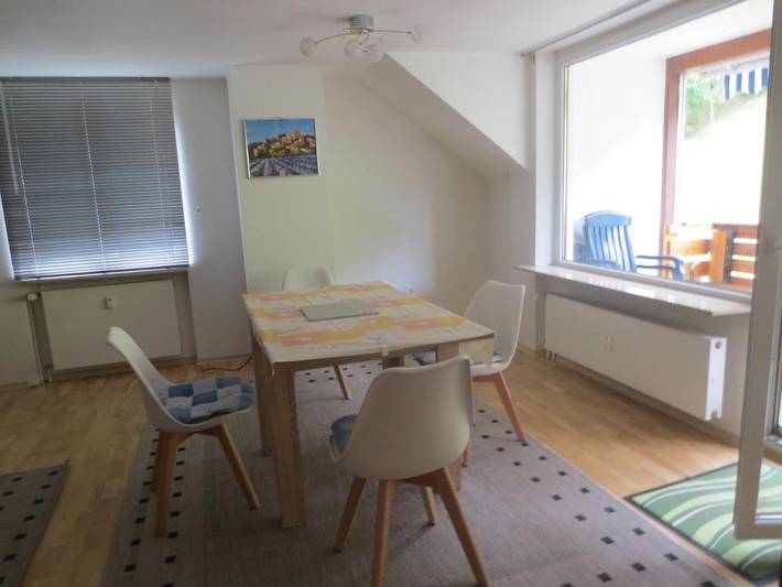 Ferienwohnung für 6 Personen, mit Balkon und Terrasse sowie Garten und Ausblick in Frammersbach - 2