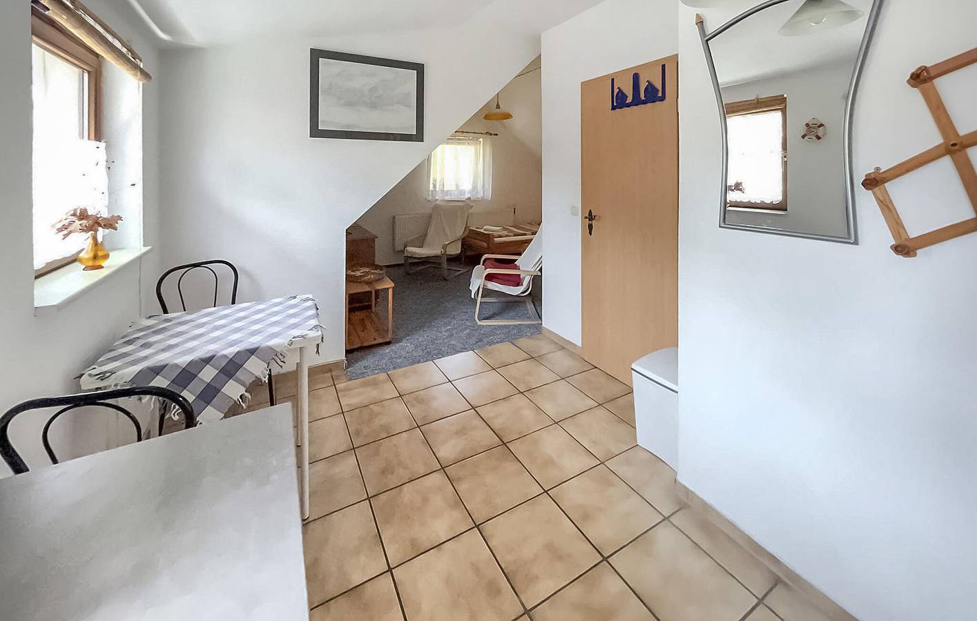Ganze Ferienwohnung, Appartement am Strand mit Parkplatz und WiFi, 2 km zum Strand in Neuhaus (Dierhagen), Dierhagen