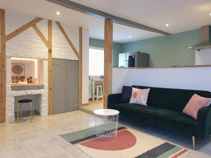 Gîte pour 5 personnes, avec terrasse dans Boeil-Bezing