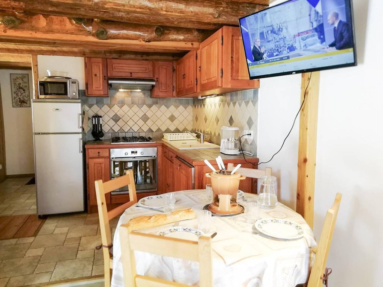 Gîte für 4 Personen mit Terrasse in Les Hieres, La Grave