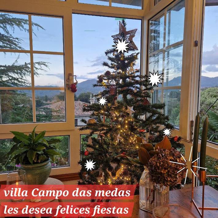 Chalet para 16 personas, con piscina además de jardín y vistas en Comarca de Vigo - 4