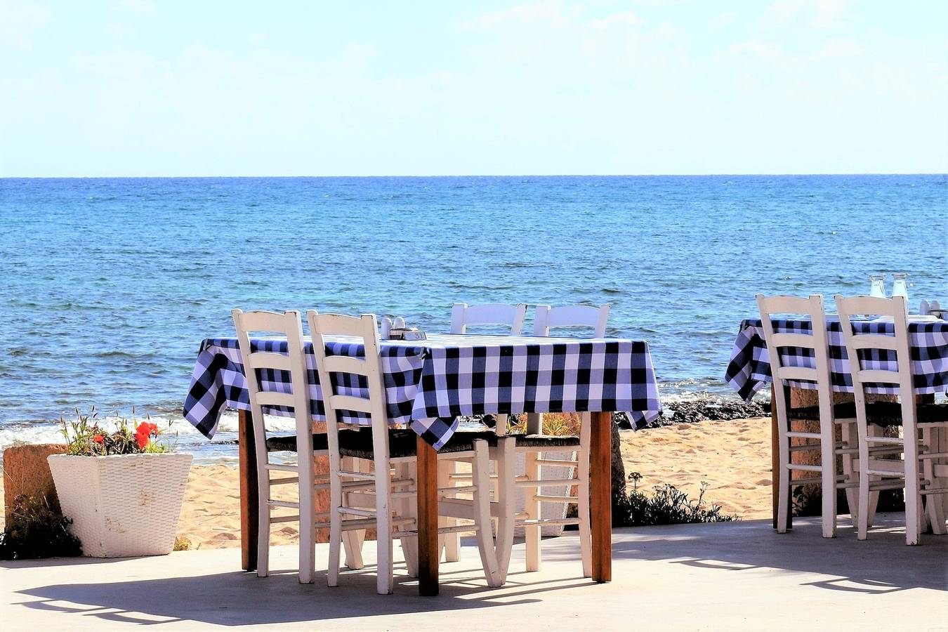 Villa für 2 Personen mit Meerblick in Santorin