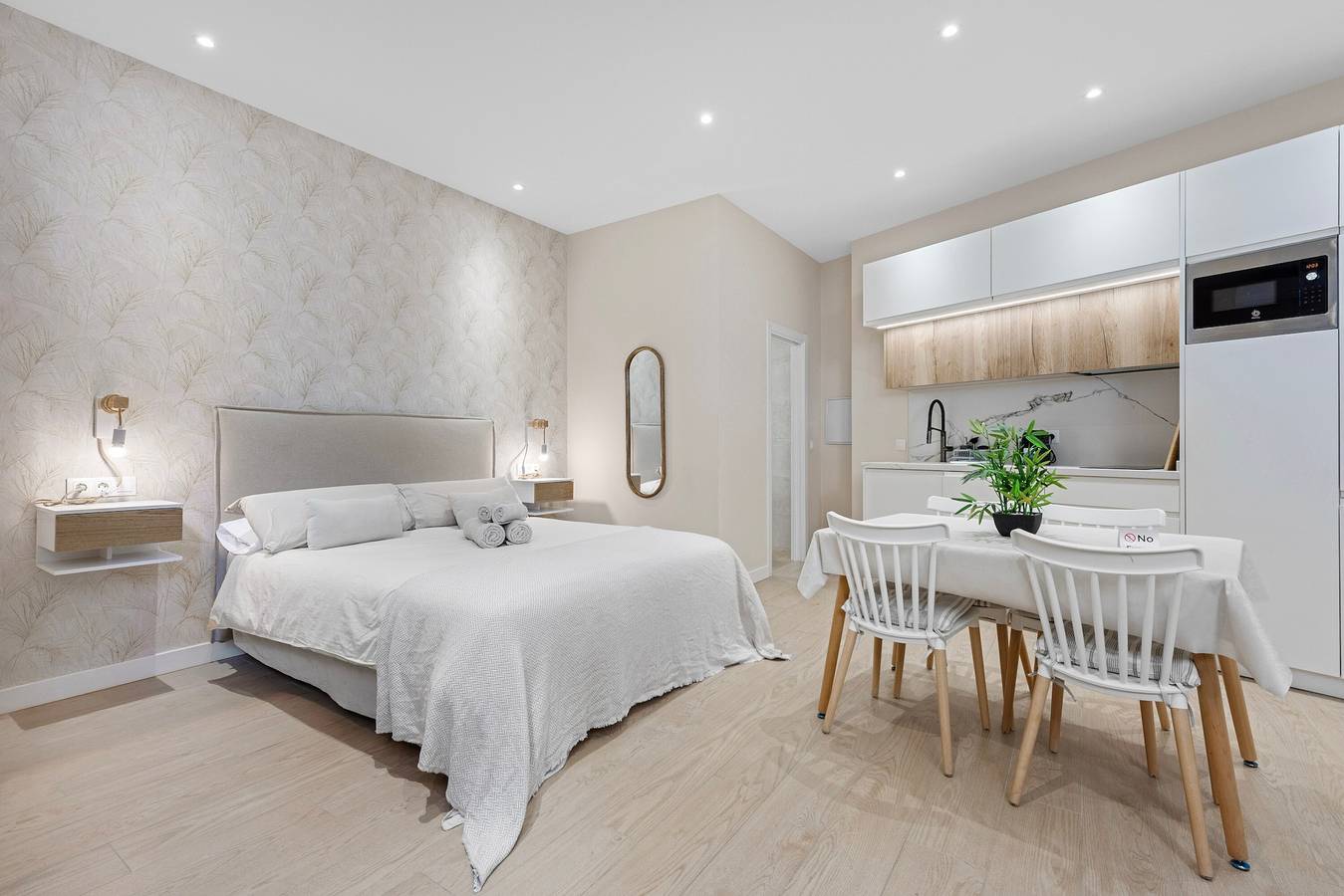 Estudio entero, Estudio 'Casamar - New Malagueta' con Wi-Fi y Aire Acondicionado in Playa de la Malagueta, Málaga