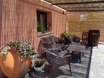 Chambre d’hôte pour 2 personnes, avec vue et jardin à Hospital de Órbigo