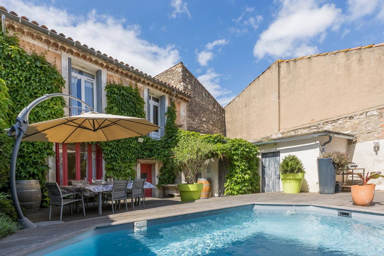 L'Ode à la Vigne in Sallèles-d'Aude, Côte méditerranéenne (France)