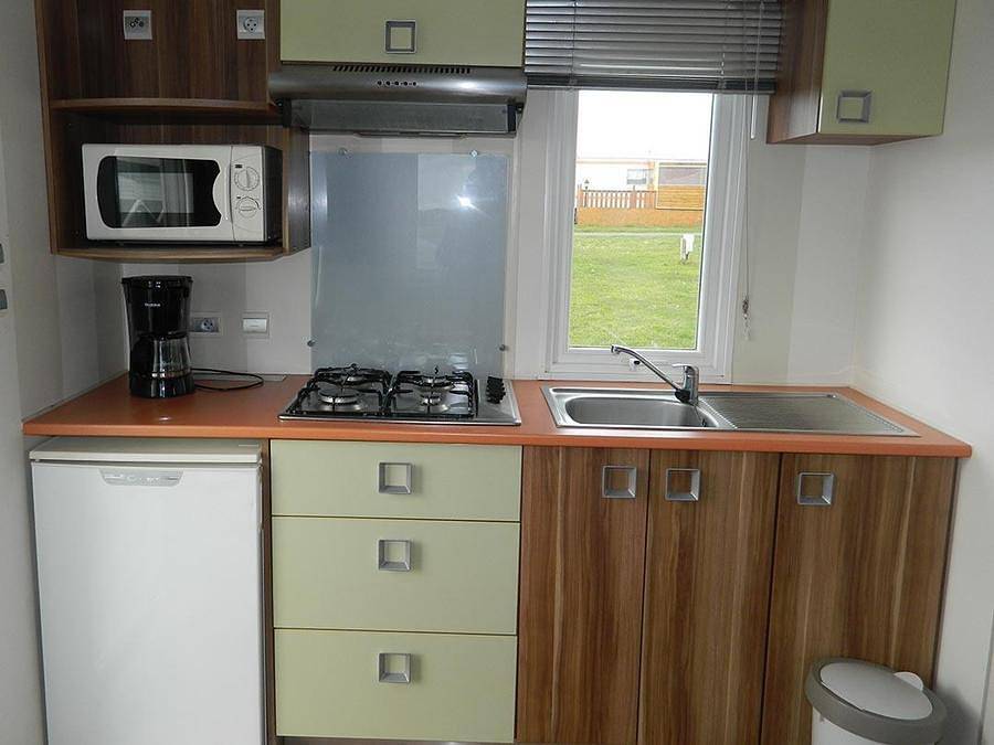 Flower Camping Omaha Beach - Mobilheim 4 personen - Komfort in Omaha Beach, Vierville-sur-Mer