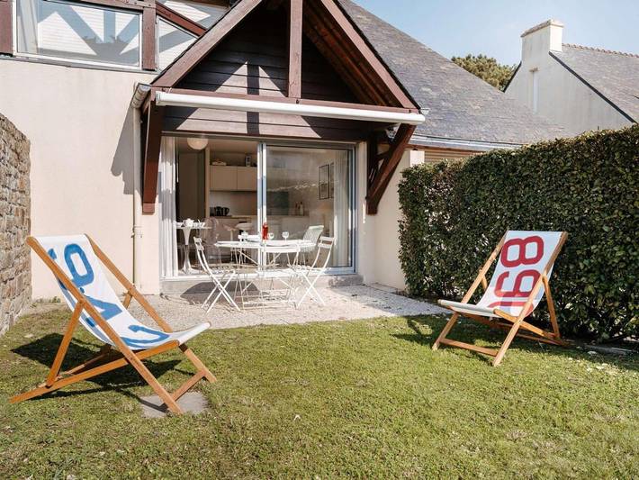 Gîte pour 4 personnes, avec Terrasse dans Plage Ty Bihan