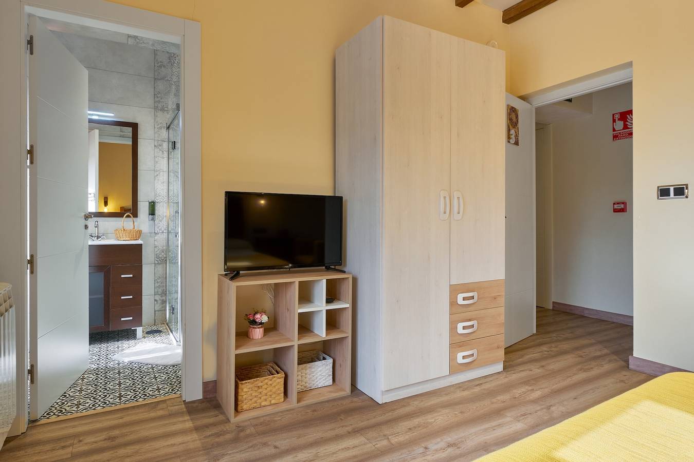 Zimmer 'Habitacion 3' mit Gemeinschaftspool, Gemeinschaftsterrasse und Wi-Fi in Ferreras de Abajo, Zamora Provinz