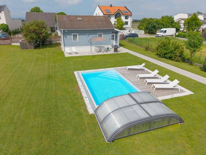 Ferienhaus für 4 Personen, mit Pool und Ausblick sowie Garten in Illmitz - 2